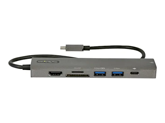 StarTech.com USB C Multiport Adapter, USB-C to 4K 60Hz HDMI 2.0, 1...