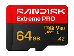 SanDisk Extreme PRO - Flashminnekort - 64 GB A2 / Video Class V30 / UHS-I U1 - microSDXC UHS-I