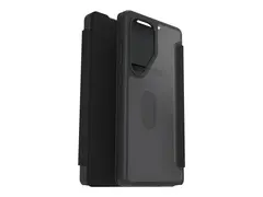 OtterBox React Folio Series - Lommebok for mobiltelefon svart krystall - for Samsung Galaxy S25 Ultra
