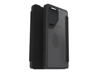 OtterBox React Folio Series - Lommebok for mobiltelefon svart krystall - for Samsung Galaxy S25 Ultra