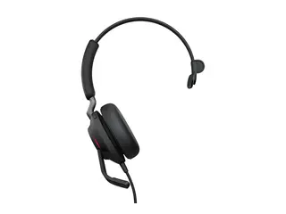 Jabra Evolve2 40 SE UC Mono - Hodesett on-ear - kablet - USB-C - lydisolerende - Optimert for UC