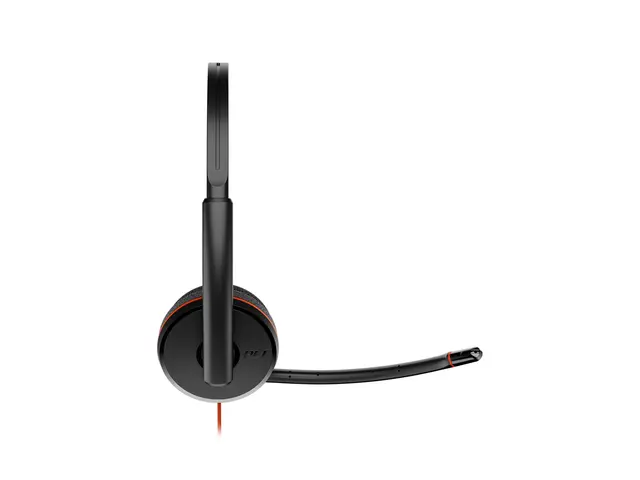 HP Poly Blackwire 3225 - 3200 Series hodesett on-ear kablet 3,5 mm...