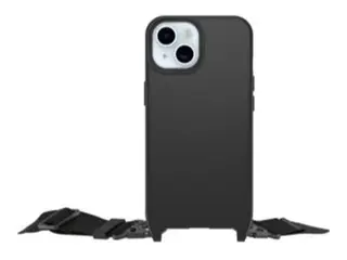 OtterBox React Series - Baksidedeksel for mobiltelefon halskjede - MagSafe-samsvar - svart - for Apple iPhone 16