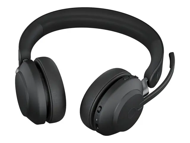 Jabra Evolve2 65 UC Stereo - Hodesett - on-ear - Bluetooth - trådl...