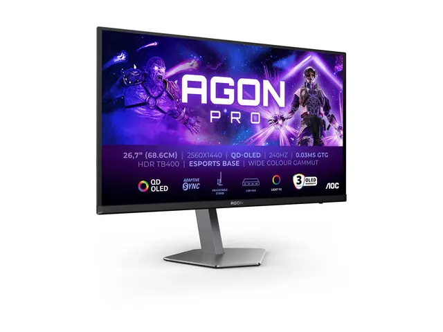AOC AGON PRO AG276QZD2 - OLED-skjerm gaming 27" (26.7" synlig) 256...