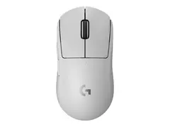 Logitech G PRO X SUPERLIGHT 2 - Mus - gaming optisk - 5 knapper - tr&#229;dl&#248;s - 2.4 GHz - USB Logitech LIGHTSPEED-mottaker - hvit
