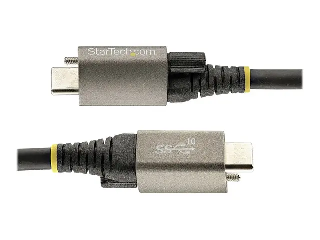 StarTech.com 3ft 1m Top Screw Locking USB C Cable 10Gbps, 3.1/3.2 ...