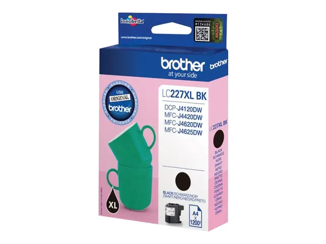 Brother LC227XLBK - Svart original blekkpatron for DCP-J4120DW, MF...