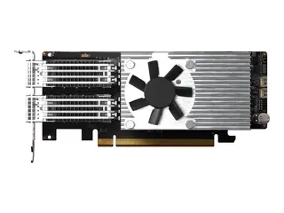 QNAP QXG-100G2SF-E810 - Nettverksadapter PCIe 4.0 x16 lav profil - 100 Gigabit QSFP28 x 2 - for QNAP TS-H2490FU