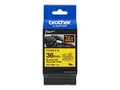 Brother TZe-FX661 - Svart p&#229; gult - Rull (3,6 cm x 8 m) 1 kassett(er) fleksibelt b&#229;nd for P-Touch PT-3600, 530, 550, 9200, 9400, 9500, 9600, 9700, 9800, D800, E800, P900, P950