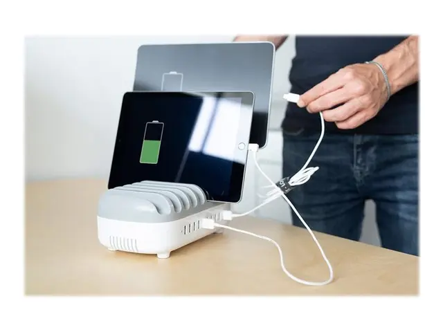 Compulocks 10 Ports USB Charging Dock Station With UK Plug - Lades...