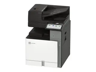Lexmark CX833se - Multifunksjonsskriver - farge laser - A4/Legal (medie) - opp til 55 spm (kopiering) - opp til 55 spm (trykking) - 700 ark - USB 2.0, Gigabit LAN, Wi-Fi(ac), USB 2.0 vert