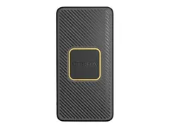 OtterBox - Tr&#229;dl&#248;s n&#248;dlader - 10000 mAh 3 A - QC 2.0, QC 3.0, Apple Fast Charge, Huawei Fast Charge, PD 2.0, PD 3.0, AFC, SFCP, PE 1.1+, PE 2.0+, USB BC 1.2 - 2 utgangskontakter (24 pin USB-C, USB) - p&#229; kabel: USB-C - svart