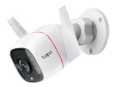 Tapo C310 - Nettverksoverv&#229;kingskamera - utend&#248;rs st&#248;vsikker / v&#230;rsikker - farge (Dag og natt) - 3 MP - 2304 x 1296 - 2304p - fastfokal - lyd - tr&#229;dl&#248;s - Wi-Fi - GbE - H.264 - DC 9 V