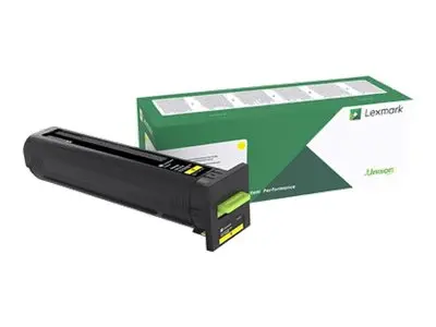 Lexmark - Gul - original - tonerpatron LCCP, LRP - for Lexmark CS8...