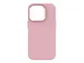 KEY - Baksidedeksel for mobiltelefon - antibakteriell MagSafe-samsvar - v&#230;skesilikon, hard polykarbonat - flamingorosa - 6.1&quot; - for Apple iPhone 14 Pro (6.1 tommer)