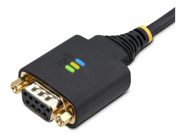 StarTech.com 10ft (3m) USB to Null Modem Serial Adapter Cable, Int...