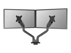 Neomounts DS70S-950BL2 - Monteringssett (2 monteringsarmer) full bevegelse - for 2 skjermer - aluminium - svart - skjermstørrelse: 17"-35" - skrivebordsmonterbar