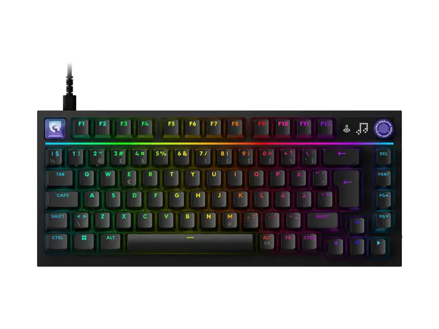 Logitech G G316 X 75 - Tastatur - gaming - 75% - compact - bakgrun...