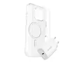 OtterBox Symmetry Series Clear Baksidedeksel for mobiltelefon - MagSafe-samsvar - blank - med Premium Glass-skjermbeskytter og Fast Charge-vegglader USB-C 30 W - for Apple iPhone 16 Pro Max
