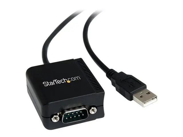 StarTech.com USB to Serial Adapter - 1 port - USB Powered - FTDI U...