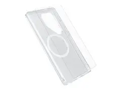 OtterBox Symmetry Series Clear - Baksidedeksel for mobiltelefon blank - med Premium Glass Screen-beskytter - for Samsung Galaxy S25 Ultra
