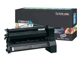 Lexmark - Ekstra høy ytelse - cyan original - tonerpatron LCCP, LRP - for Lexmark C782dn, C782dtn, C782n, X782e, X782e MFP, X782e Page Plus Solution