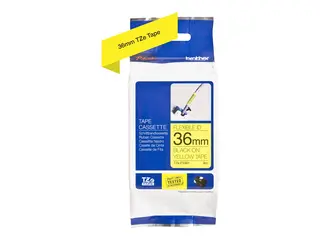 Brother TZe-FX661 - Svart på gult - Rull (3,6 cm x 8 m) 1 kassett(er) fleksibelt bånd for P-Touch PT-3600, 530, 550, 9200, 9400, 9500, 9600, 9800, D800, P900; P-Touch R RL-700