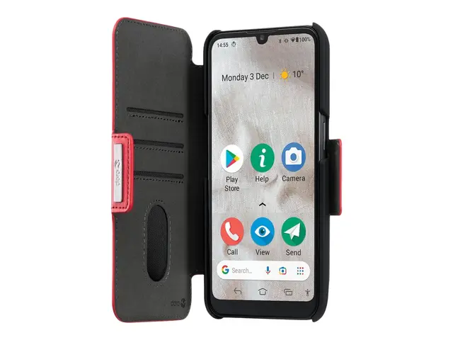 Doro - Lommebok for mobiltelefon - rød - for DORO 8110