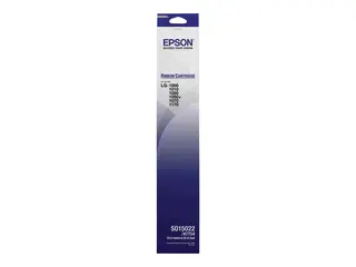 Epson - Svart - stoffbånd for skriver - for LQ 1000, 1010, 1050, 1050+, 1070, 1070+, 1170