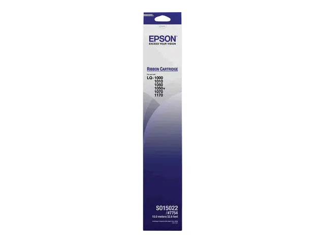 Epson - Svart stoffbånd for skriver LQ 1000, 1010, 1050, 1050+, 10...