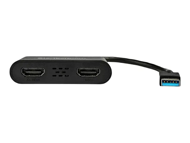 StarTech.com USB 3.0 to Dual HDMI Adapter, 1x 4K 30Hz & 1080p, Ext...