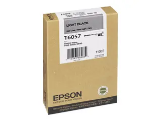 Epson T6057 - 110 ml - lys svart - original blekkpatron - for Stylus Pro 4800, Pro 4880, Pro 4880 AGFA