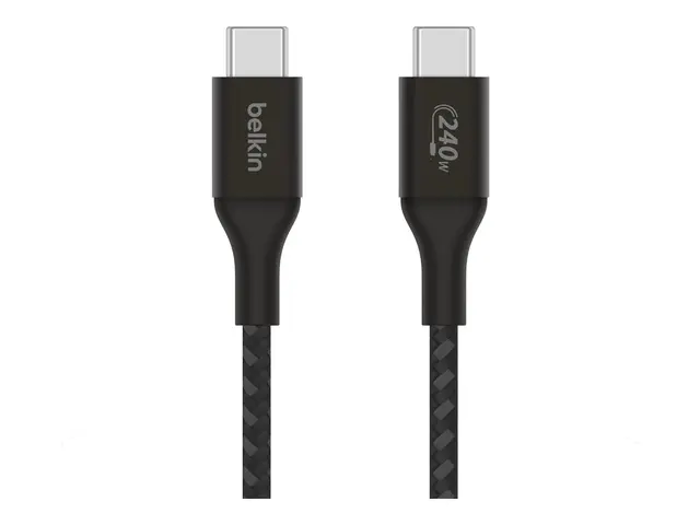 Belkin BoostCharge - USB-kabel USB-C (hann) til USB 2.0 1 m opp 24...