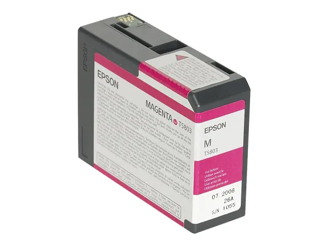 Epson T5803 - 80 ml - magenta - original - blekkpatron - for Stylu...