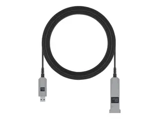 Huddly - USB-kabel - USB-type A (hann) til USB-type A (hunn) USB 3.1 Gen 1 - 15 m - Active Optical Cable (AOC) - svart