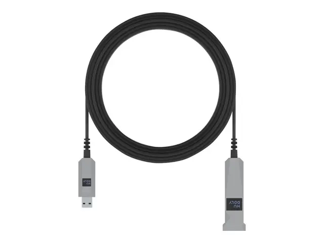 Huddly - USB-kabel - USB-type A (hann) til USB-type A (hunn) USB 3.1 Gen 1 - 15 m - Active Optical Cable (AOC) - svart 
