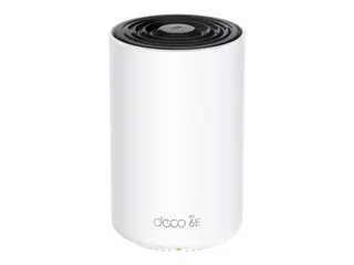 TP-Link Deco XE75 Pro V1 - Wi-Fi-system - (ruter) inntil 2900 kvadratfot - maske 1GbE, 2.5GbE - Wi-Fi 6E - Multib&#229;nd
