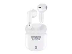 Cellular Line SEEK - True wireless-hodetelefoner med mikrofon i &#248;ret - Bluetooth - hvit