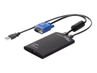 Startech Crash Cart Adapter - 1920 x 1200 Portable Laptop USB 2.0 to KVM Console (NOTECONS01) - KVM-svitsj - 1 x KVM port(s) - 1 lokalbruker - stasjonær