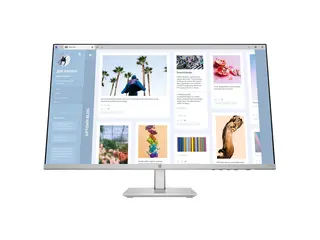 HP 527sh - 5 Series - LED-skjerm 27" - 1920 x 1080 Full HD (1080p) @ 100 Hz - IPS - 300 cd/m² - 1500:1 - 5 ms - HDMI, VGA - svart, sølv (stativ)