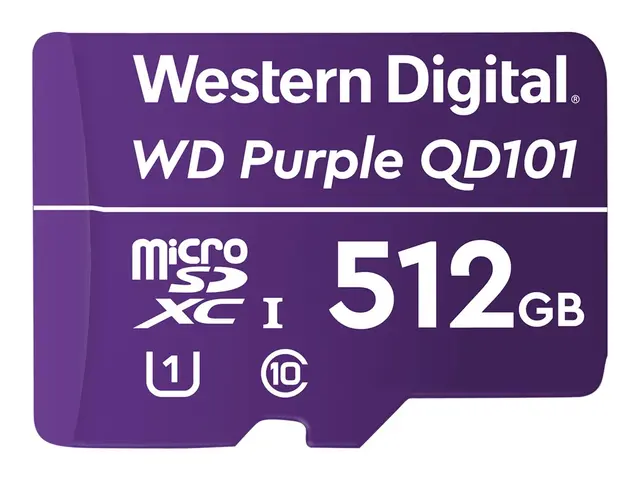 WD Purple SC QD101 WDD512G1P0C - Flashminnekort - 512 GB - UHS-I U...