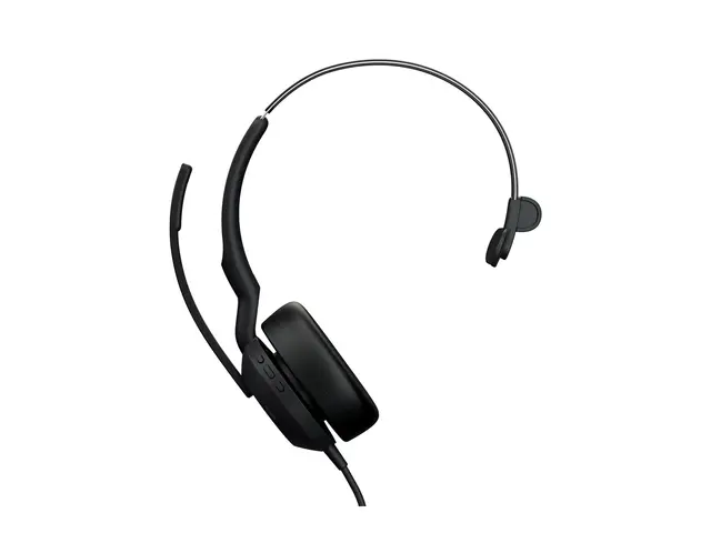 Jabra Evolve2 50 UC Mono - Hodesett on-ear kablet aktiv støydempin...