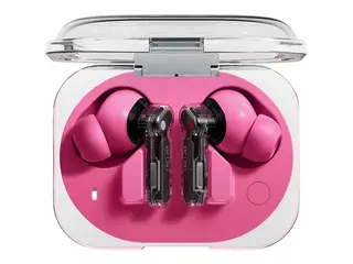 Nothing Ear (3a) - True wireless-hodetelefoner med mikrofon i øret - Bluetooth - aktiv støydemping - rosa