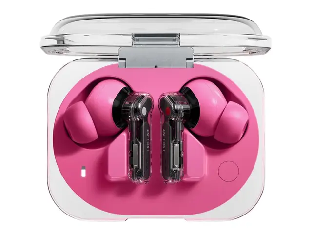 Nothing Ear (3a) - True wireless-hodetelefoner med mikrofon i øret - Bluetooth - aktiv støydemping - rosa 