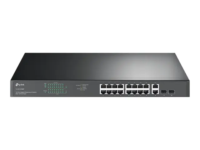TP-Link JetStream TL-SG1218MP - V1 switch 16 x 10/100/1000 (PoE+) ...