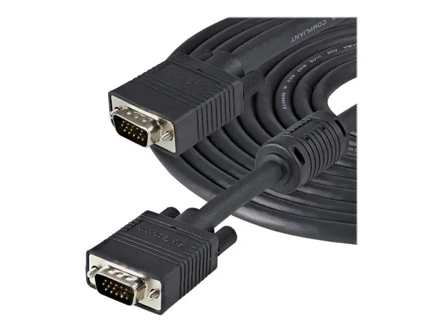 StarTech.com 10m Coax High Resolution Monitor VGA Cable HD15 M/M -...