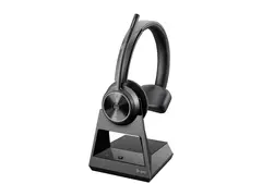 HP Poly Savi 7310-M Office - Savi 7300 series hodesett - on-ear - DECT - trådløs - svart - Certified for Microsoft Teams