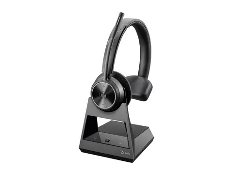 HP Poly Savi 7310-M Office - Savi 7300 series hodesett - on-ear - DECT - trådløs - svart - Certified for Microsoft Teams