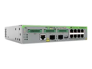 Allied Telesis CentreCOM GS980EM/10H - Switch L3 - Styrt - 8 x 10/100/1000 (PoE++) + 2 x Gigabit SFP - rackmonterbar - PoE++
